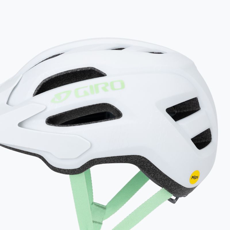 Dviračio šalmas Giro Fixture II Integrated MIPS W matte white/green pearl 8