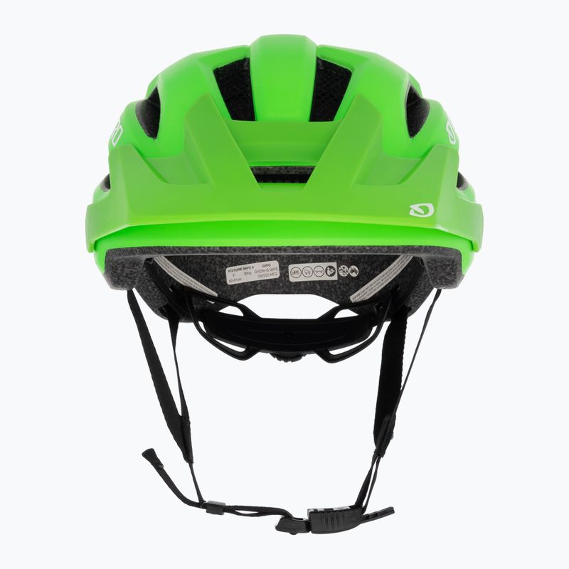 Vaikiškas dviračių šalmas Giro Fixture II Integrated MIPS matte bright green 3