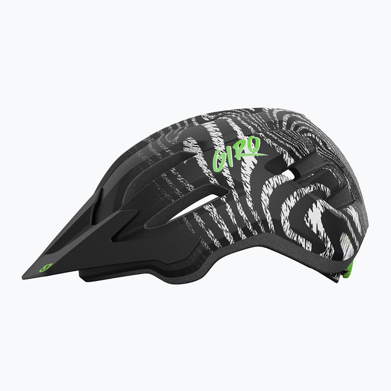 Vaikiškas dviračio šalmas Giro Fixture II matte black ripple fade 2