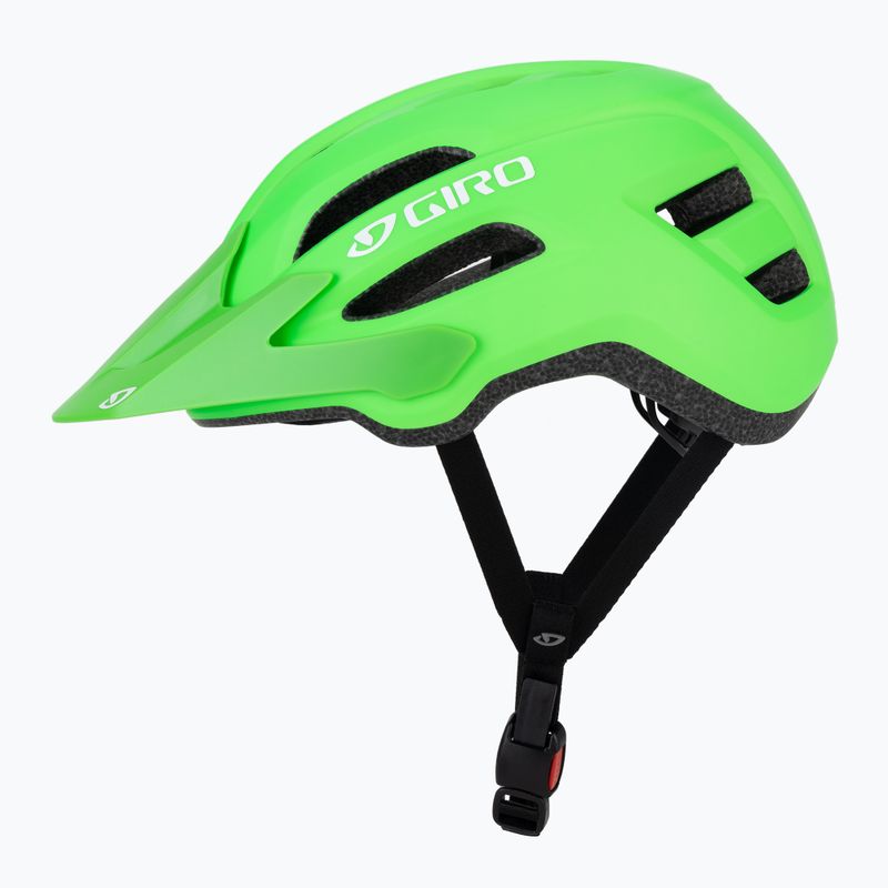Vaikiškas dviračio šalmas Giro Fixture II matte bright green 3