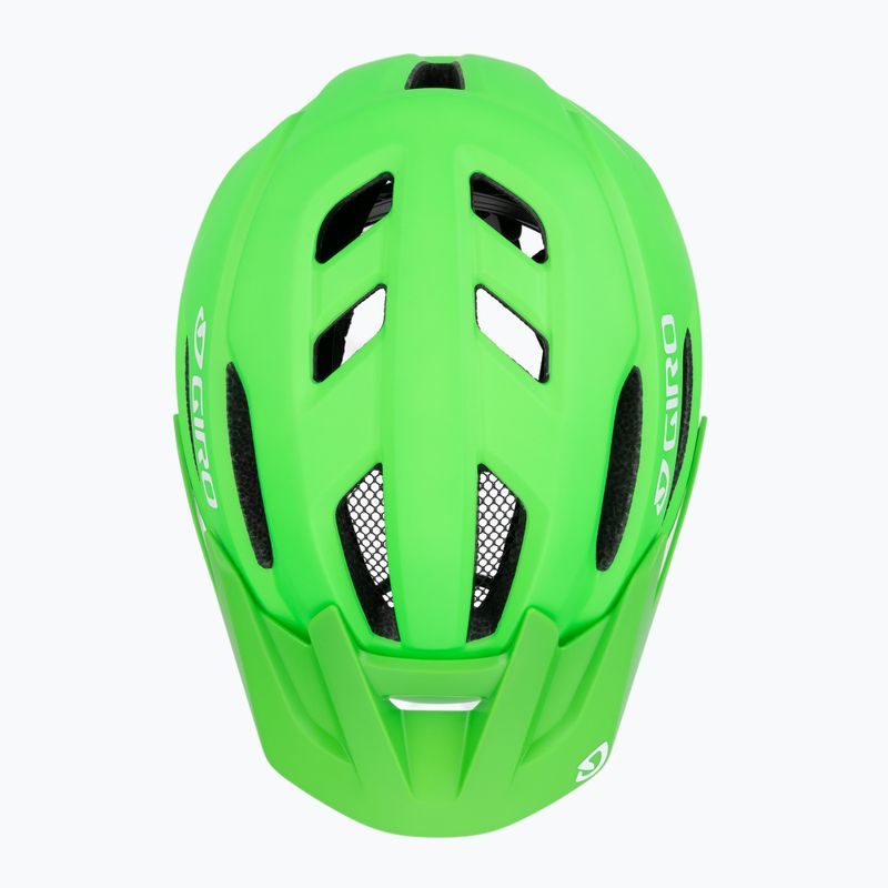 Vaikiškas dviračio šalmas Giro Fixture II matte bright green 6