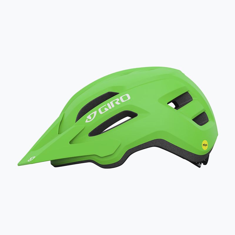 Vaikiškas dviračio šalmas Giro Fixture II matte bright green 2