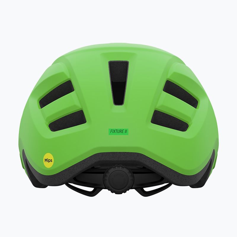 Vaikiškas dviračio šalmas Giro Fixture II matte bright green 3