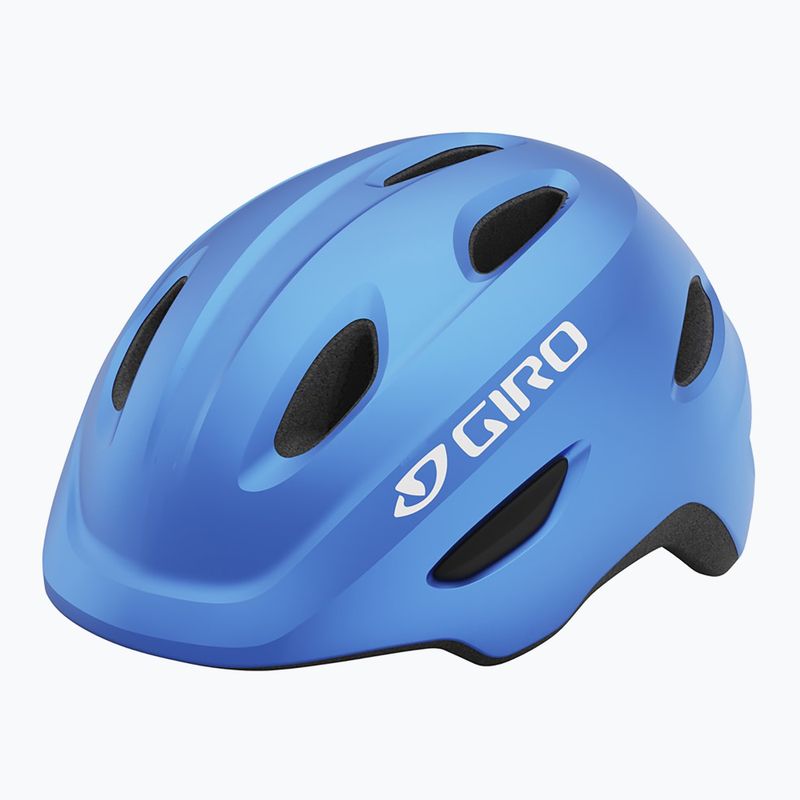 Vaikiškas dviračio šalmas Giro Scamp Integrated MIPS matte ano blue