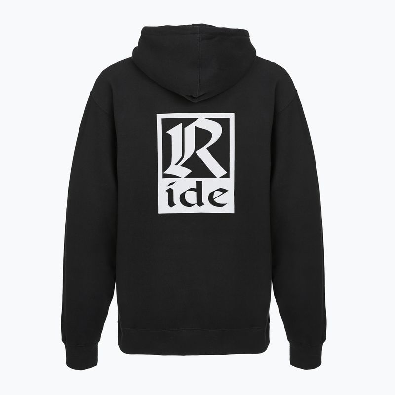 Vyriškas džemperis RIDE Old English Hoody black 2