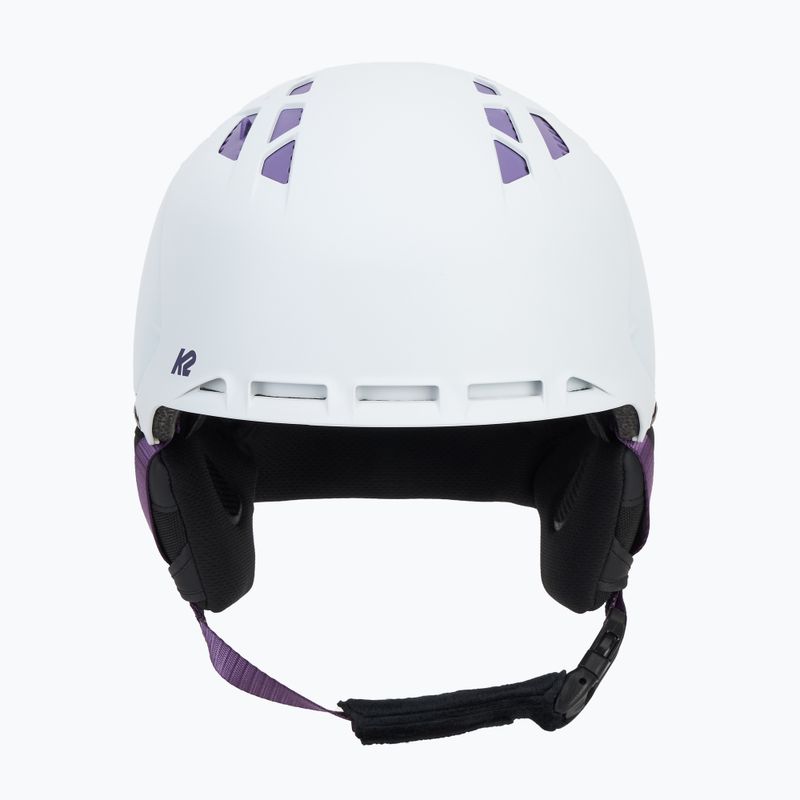 Slidinėjimo šalmas K2 Virtue pearl white 2