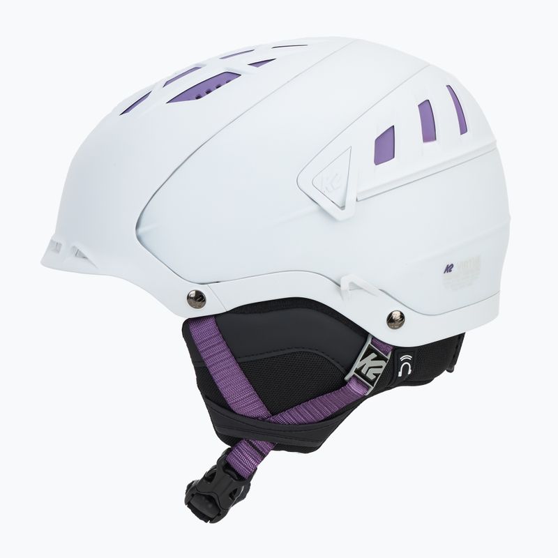 Slidinėjimo šalmas K2 Virtue pearl white 4
