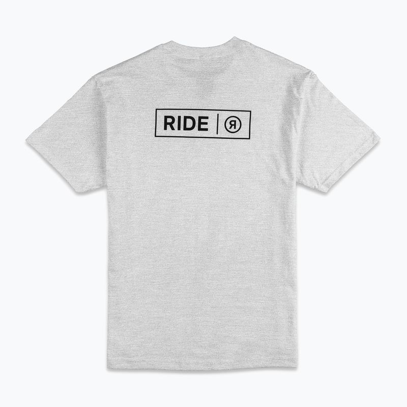 Vyriški marškinėliai RIDE Logo Tee heather grey 2