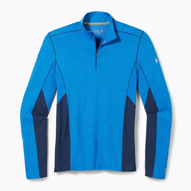 Vyriškas termoaktyvus džemperis Smartwool Merino Sport 1/4 Zip laguna blue/deep navy 4
