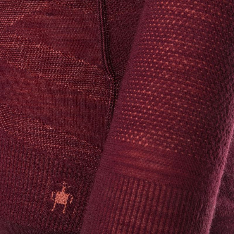 Termoaktyvus moteriškas džemperis Smartwool Intraknit Merino 200 Crew black cherry 3