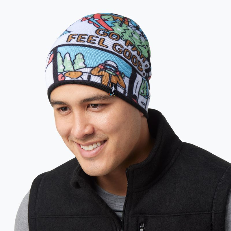 Smartwool Winter Adventure Print spalvota kepurė SW018104150 7