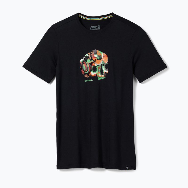 Smartwool Def Lyfe Graphic Tee vyriški sportiniai marškinėliai juoda SW016679001 3