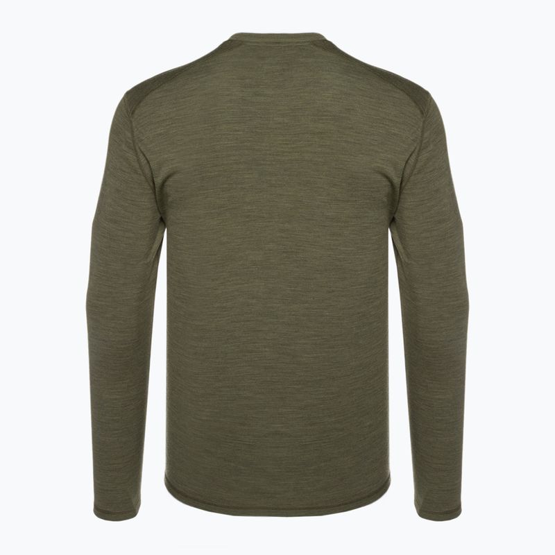 Vyriški Smartwool Classic Thermal Merino Base Layer Colorblock Crew Boxed Green SW016354K66 termo marškinėliai 2