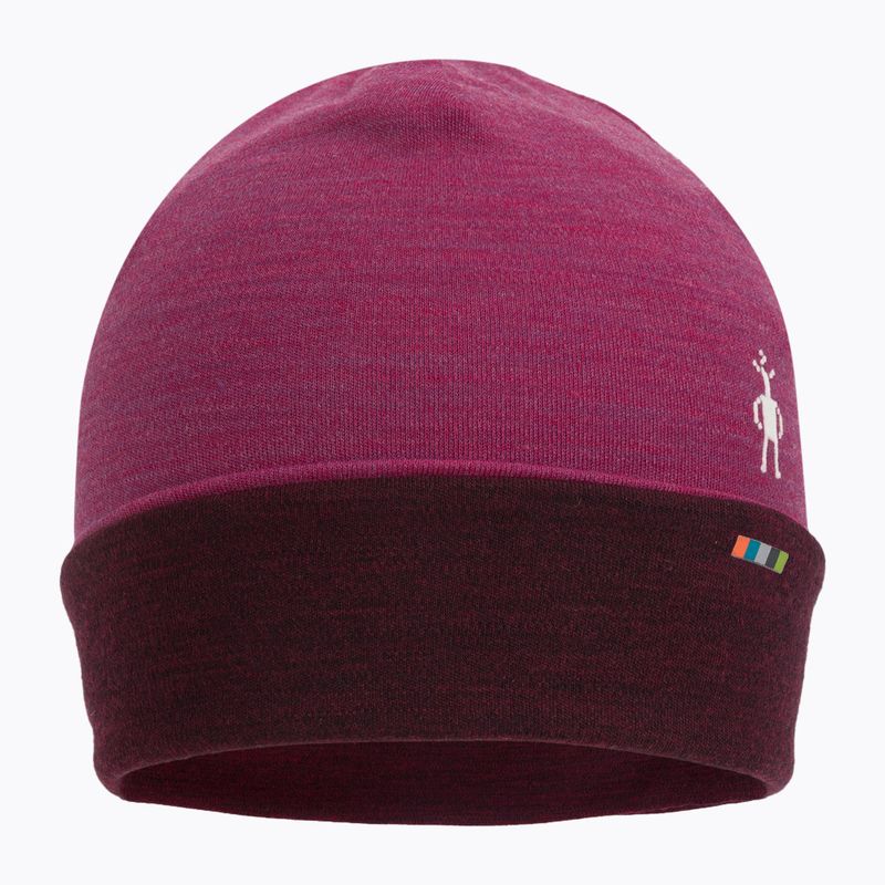 Smartwool Thermal Merino dvipusė žieminė kepurė su rankogaliais rožinės spalvos SW0SW956J61 2