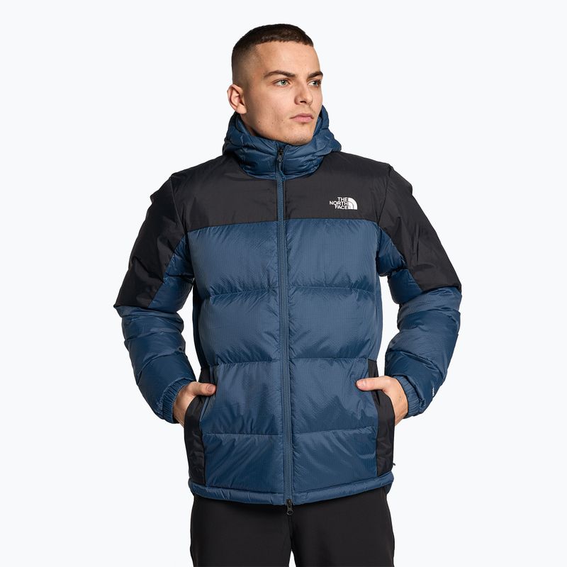 Vyriškos pūkinės striukės The North Face Diablo Down Hoodie shady blue/black