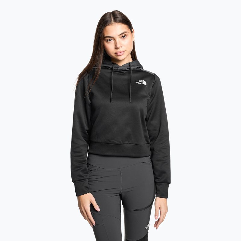 Moteriški džemperiai The North Face Reaxion Fleece P/O Hoodie black/grey NF0A7ZACKT01