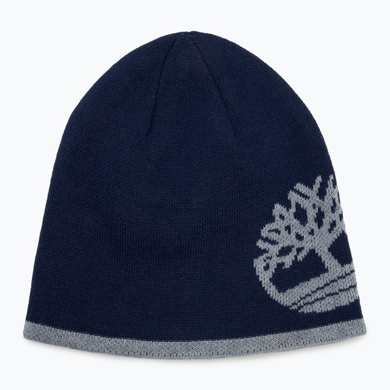 Vyriška žieminė kepurė Timberland Reversible Logo Beanie peacoat