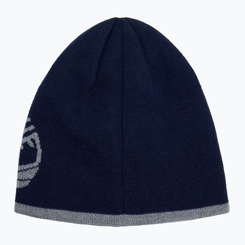 Vyriška žieminė kepurė Timberland Reversible Logo Beanie peacoat 3