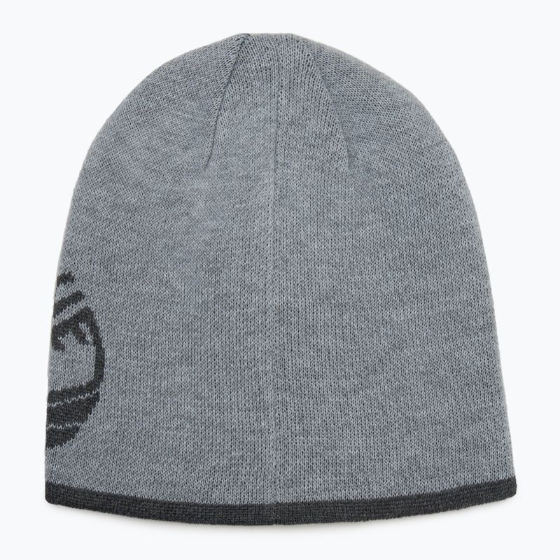 Vyriška žieminė kepurė Timberland Reversible Logo Beanie light grey heather 3