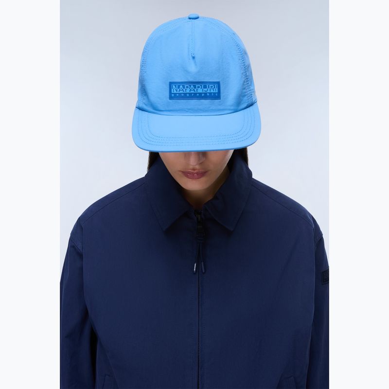 Vyriška kepurė su snapeliu Napapijri F-Box Logo blue jasper 5