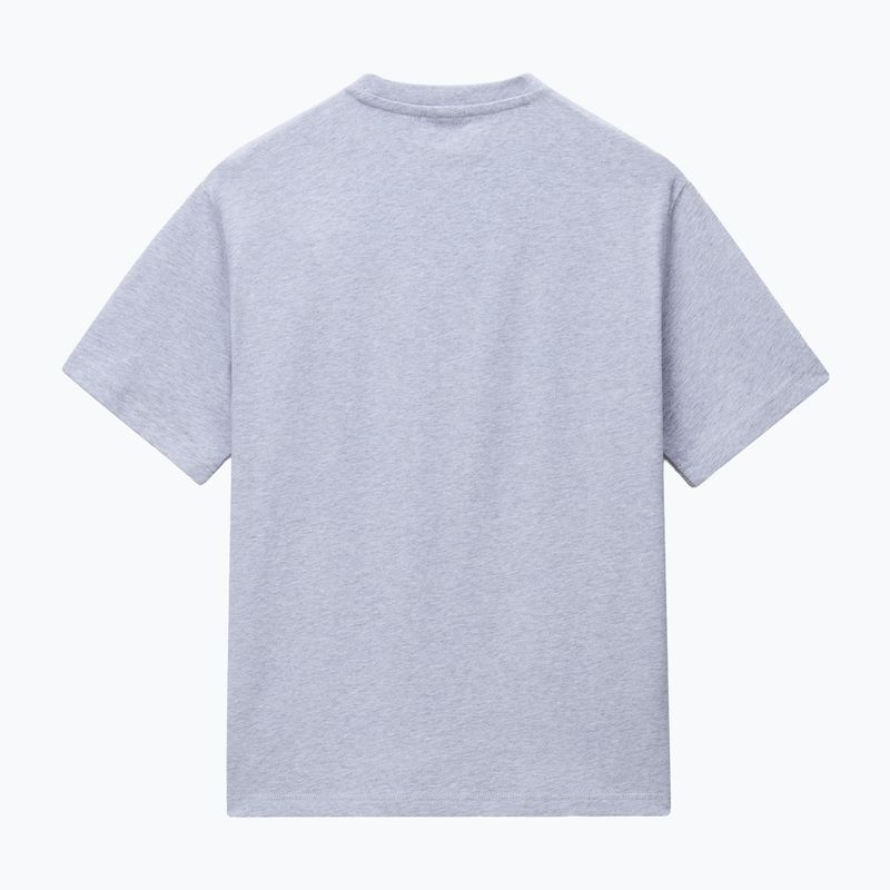 Vyriški marškinėliai Napapijri S-Box Logo light grey melange 5