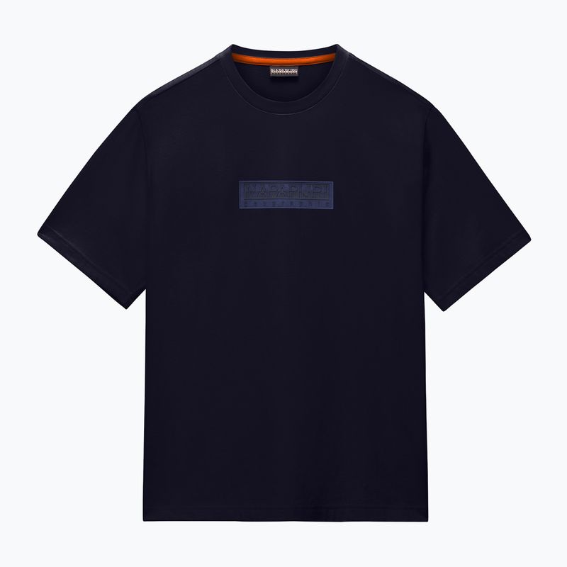 Vyriški marškinėliai Napapijri S-Box Logo navy blue 4