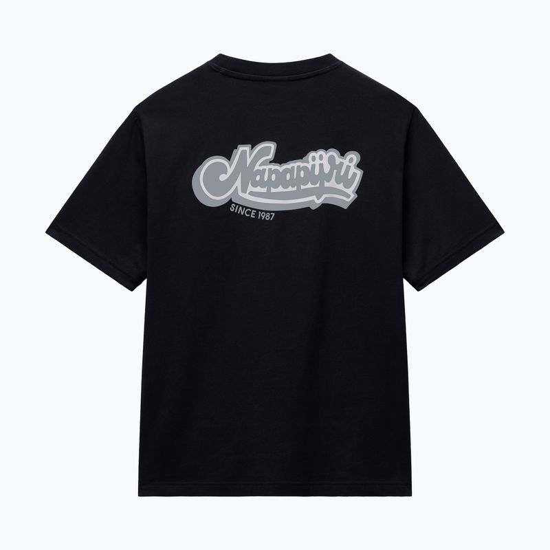 Vyriški marškinėliai Napapijri S-Flint black beauty 2