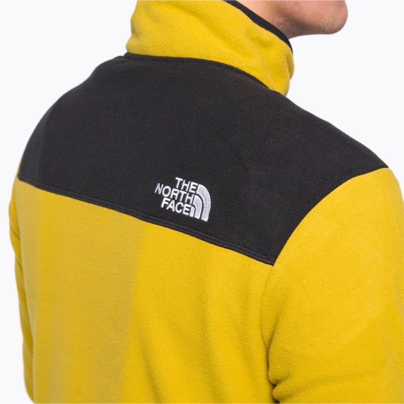 Vyriški vilnoniai džemperiai The North Face Homesafe Snap Neck Fleece Pullover yellow NF0A55HM76S1 5