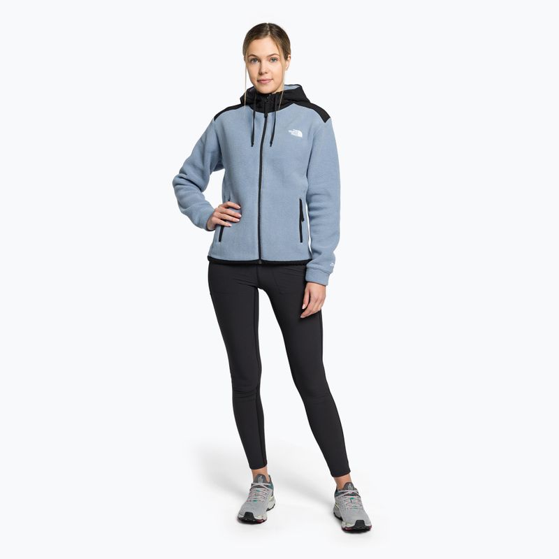 Moteriški vilnoniai džemperiai The North Face Alpine Polartec 200 FZ su gobtuvu mėlyna NF0A7UJS7V51 2