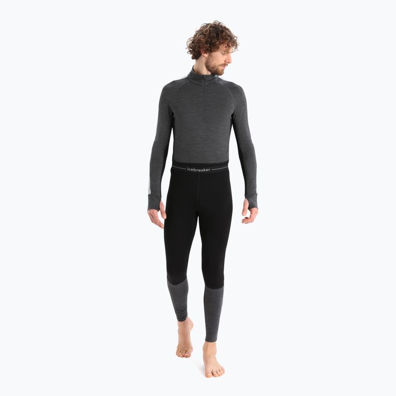 Vyriškos termo kelnės Icebreaker ZoneKnit 260 black/jet heather/cb 2