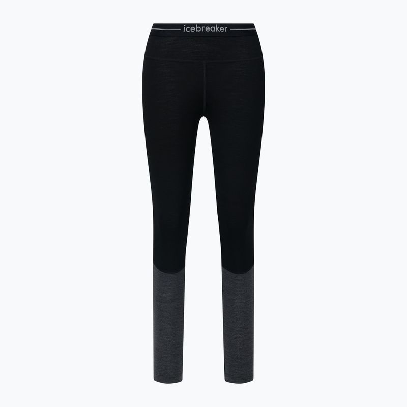 Moteriškos termo kelnės Icebreaker ZoneKnit 200 black/jet heather/cb 7