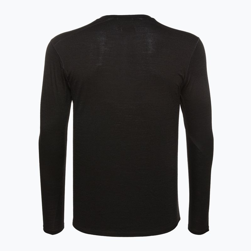 Vyriški termoaktyvūs marškinėliai Smartwool Classic All-Season Merino Baselayer Boxed juodi 4