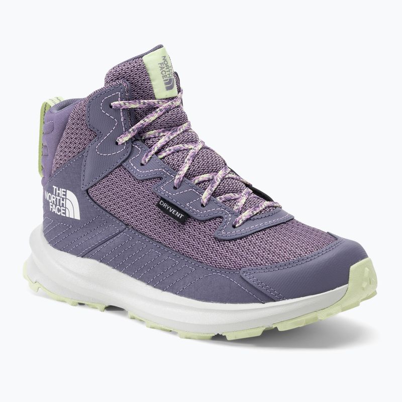 The North Face Fastpack Hiker Mid Wp lunar slate/lupine vaikiški trekingo batai