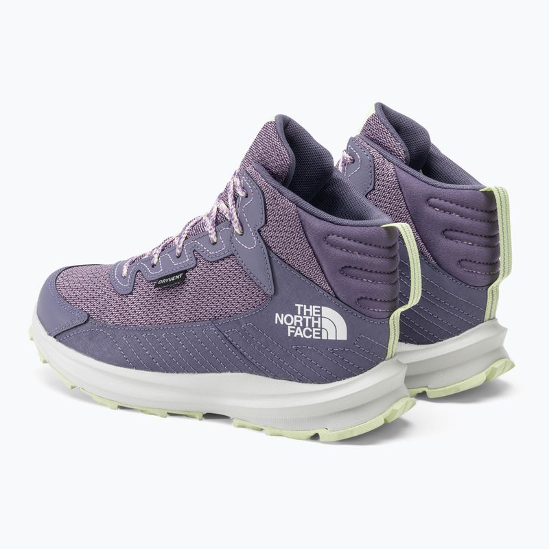 The North Face Fastpack Hiker Mid Wp lunar slate/lupine vaikiški trekingo batai 3