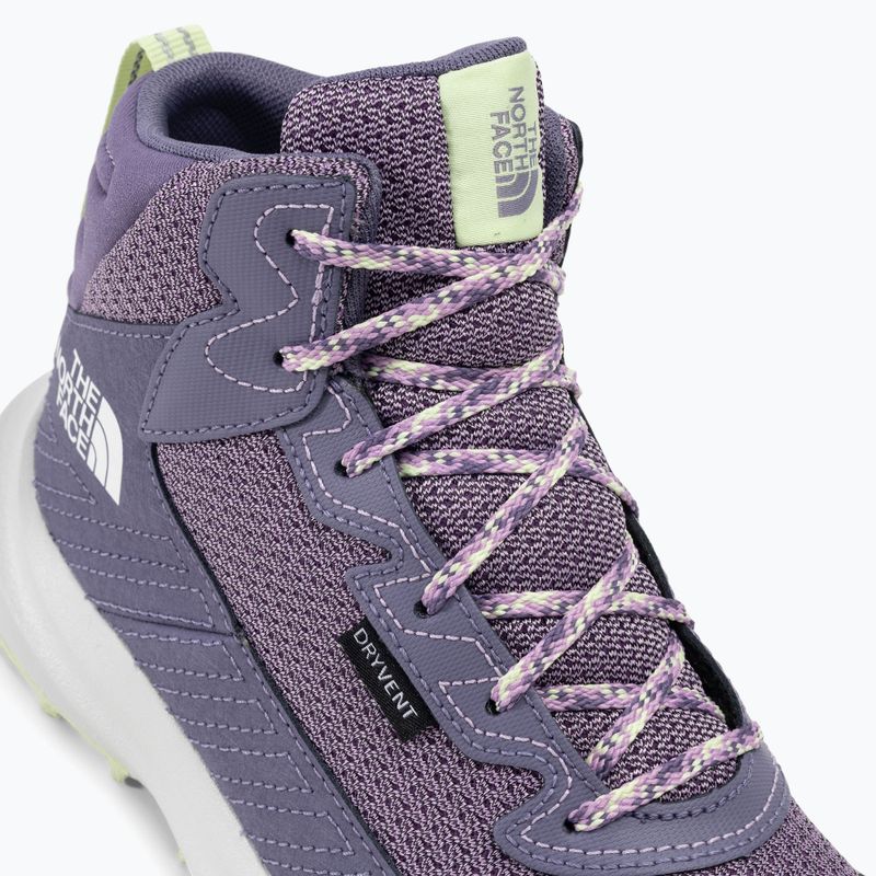 The North Face Fastpack Hiker Mid Wp lunar slate/lupine vaikiški trekingo batai 8
