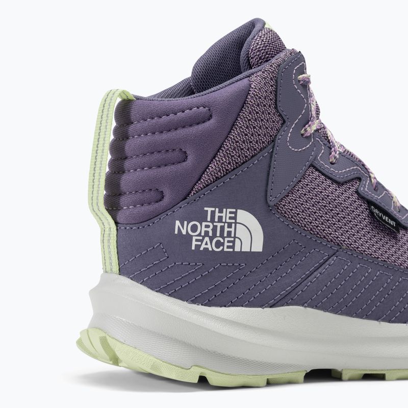 The North Face Fastpack Hiker Mid Wp lunar slate/lupine vaikiški trekingo batai 9