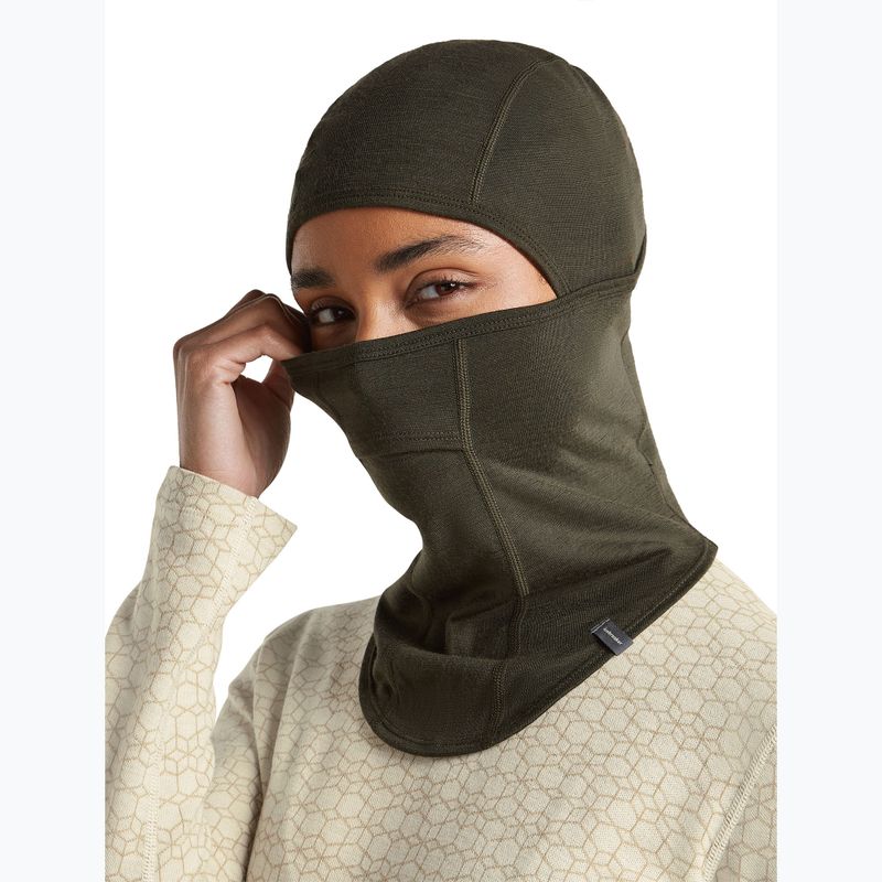 Balaklava icebreaker Oasis Balaclava dark loden 8