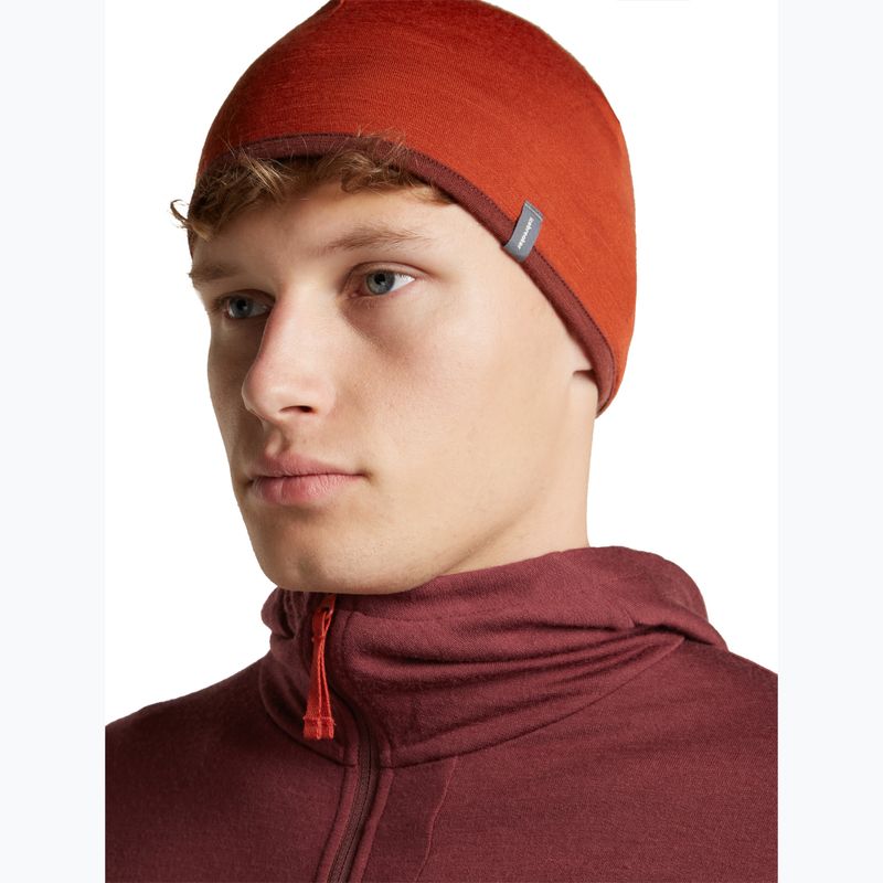 Kepurė icebreaker Merino 200 Oasis Reversible Beanie agate/port 8