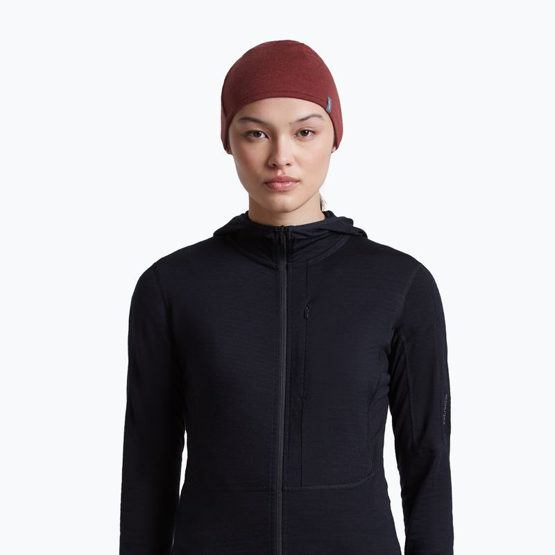 Kepurė icebreaker Merino 200 Oasis Reversible Beanie agate/port 9