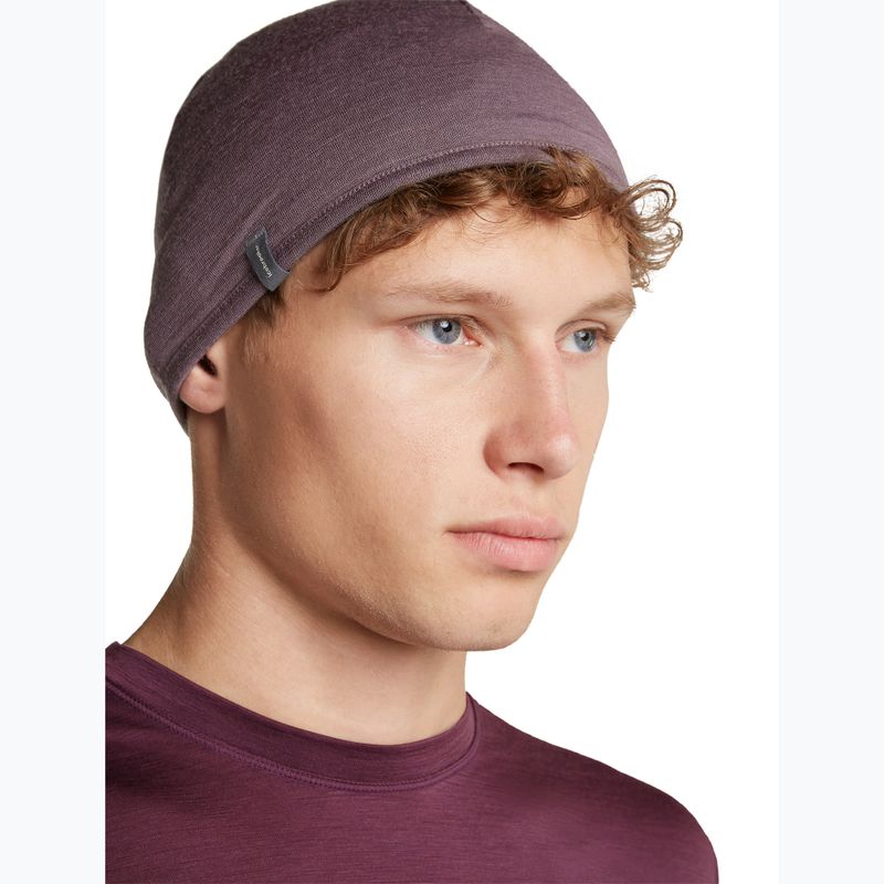 Kepurė icebreaker Merino 200 Oasis Reversible Beanie berry/grey plum 8