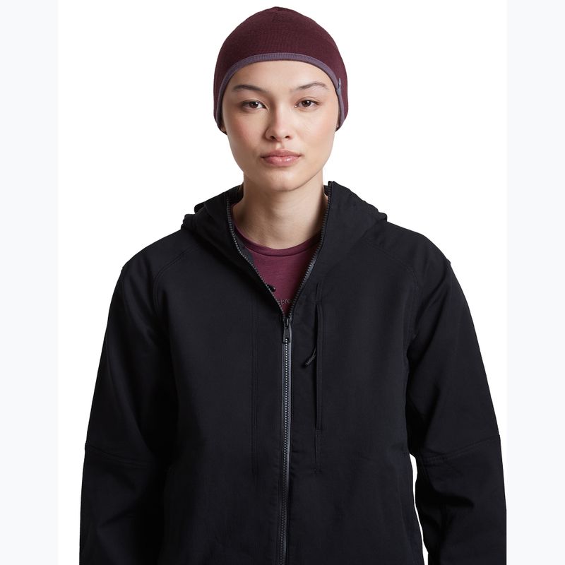 Kepurė icebreaker Merino 200 Oasis Reversible Beanie berry/grey plum 9