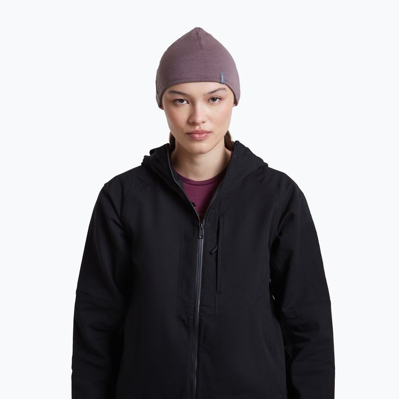 Kepurė icebreaker Merino 200 Oasis Reversible Beanie berry/grey plum 10