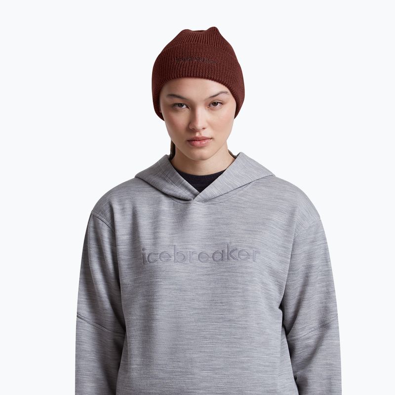 Žieminė kepurė icebreaker Merino All Day Toque Beanie port/bittersweet 5