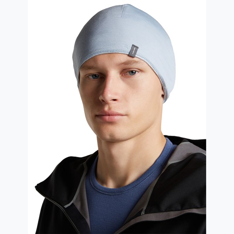 Kepurė icebreaker Merino 260 Oasis Vertex Reversible Beanie Chillwave snow/zinc blue 6