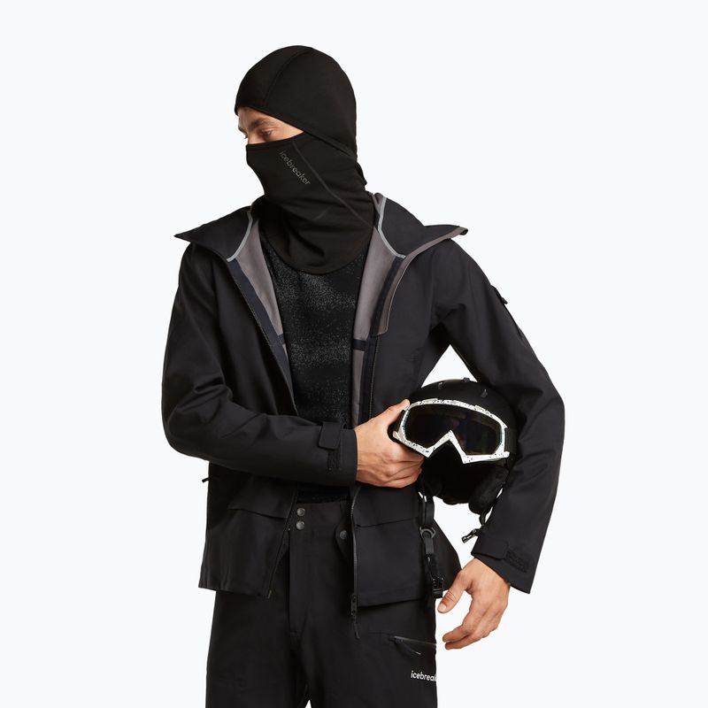 Balaklava Icebreaker Merino 360 RealFleece Elemental Balaclava black 3