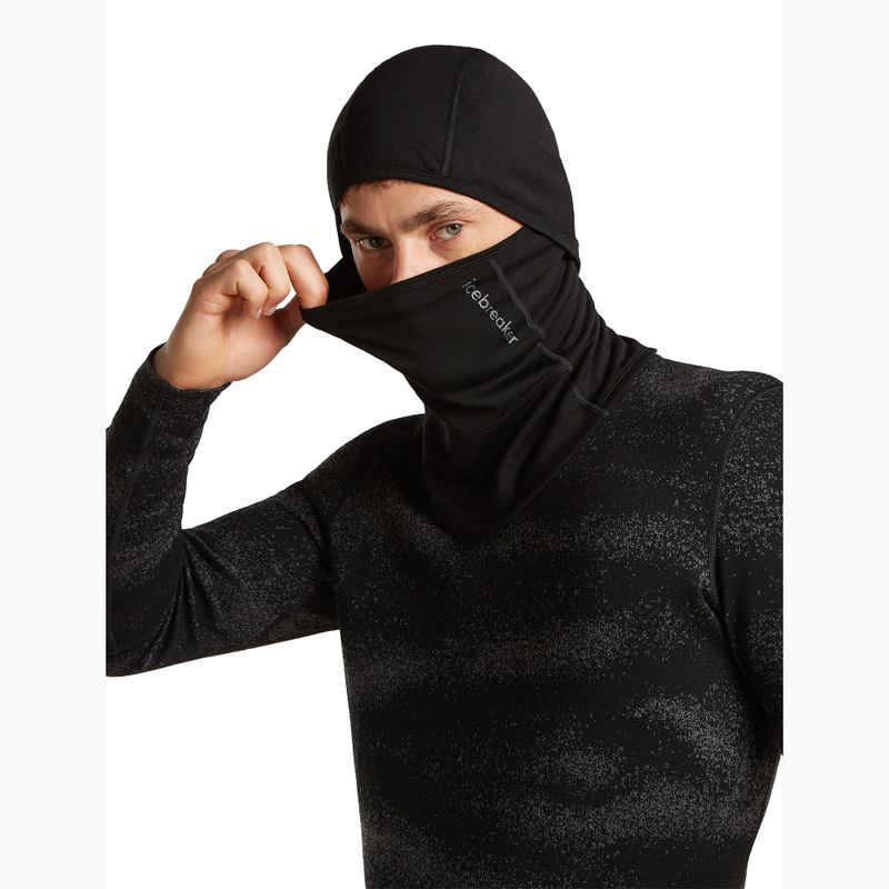 Balaklava Icebreaker Merino 360 RealFleece Elemental Balaclava black 4