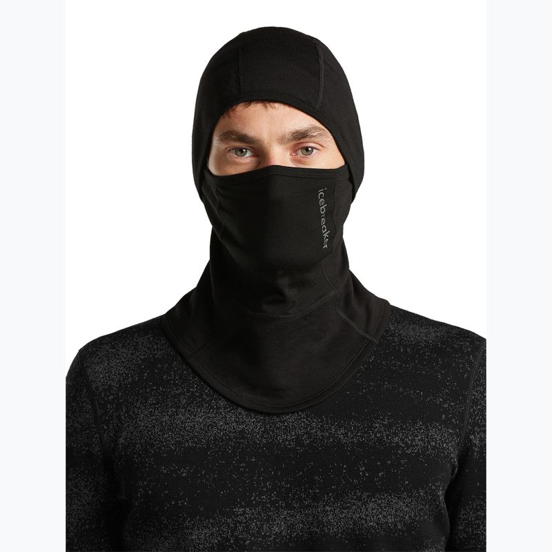Balaklava Icebreaker Merino 360 RealFleece Elemental Balaclava black 5