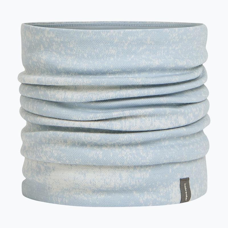 Kaklaskarė icebreaker Merino 260 Oasis Vertex Reversible Chute Chillwave snow/zinc blue