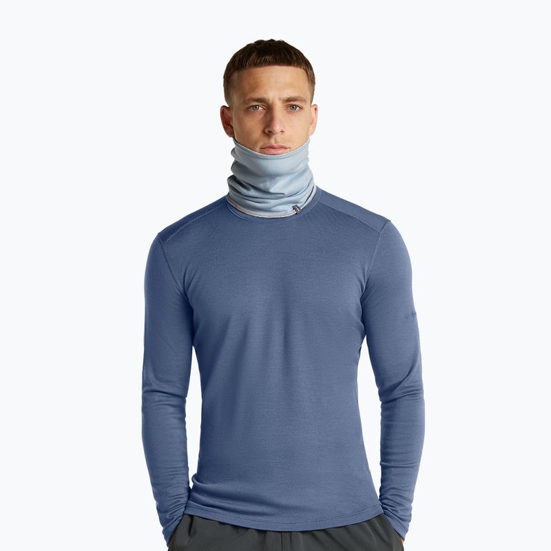 Kaklaskarė icebreaker Merino 260 Oasis Vertex Reversible Chute Chillwave snow/zinc blue 2