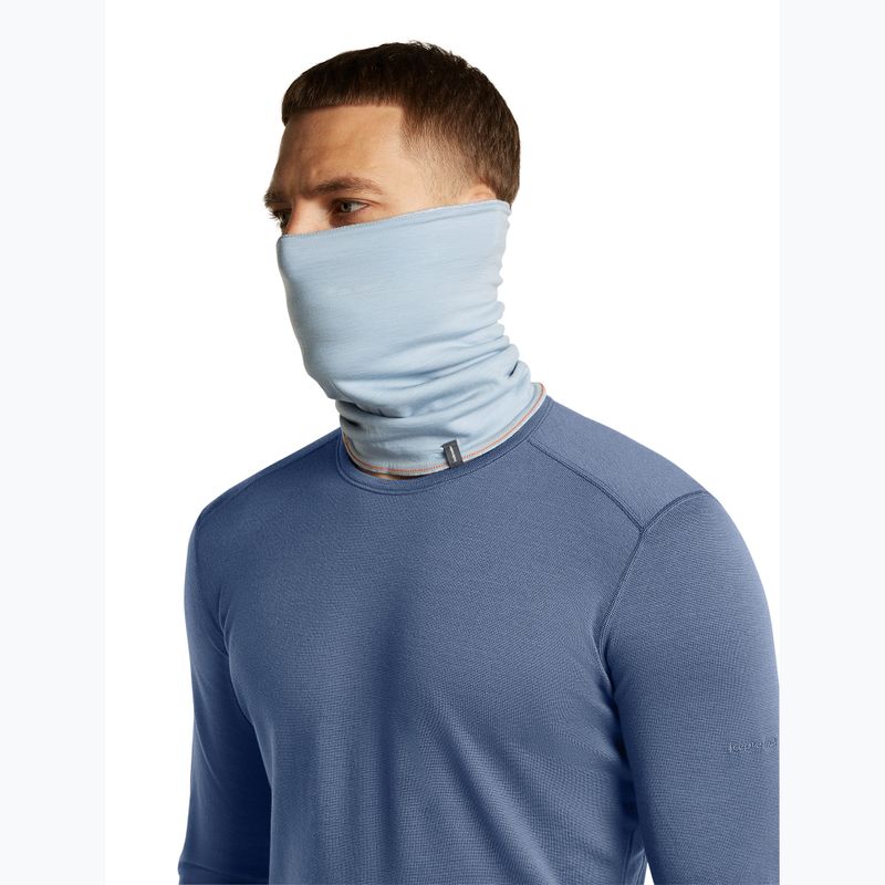 Kaklaskarė icebreaker Merino 260 Oasis Vertex Reversible Chute Chillwave snow/zinc blue 4
